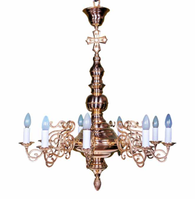 Single-level church chandelier - LR9004D (9 lights)