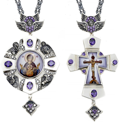 Jewelry Bishop panagia-cross set - A2715