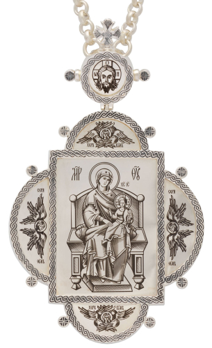 Bishop encolpion panagia no.1496