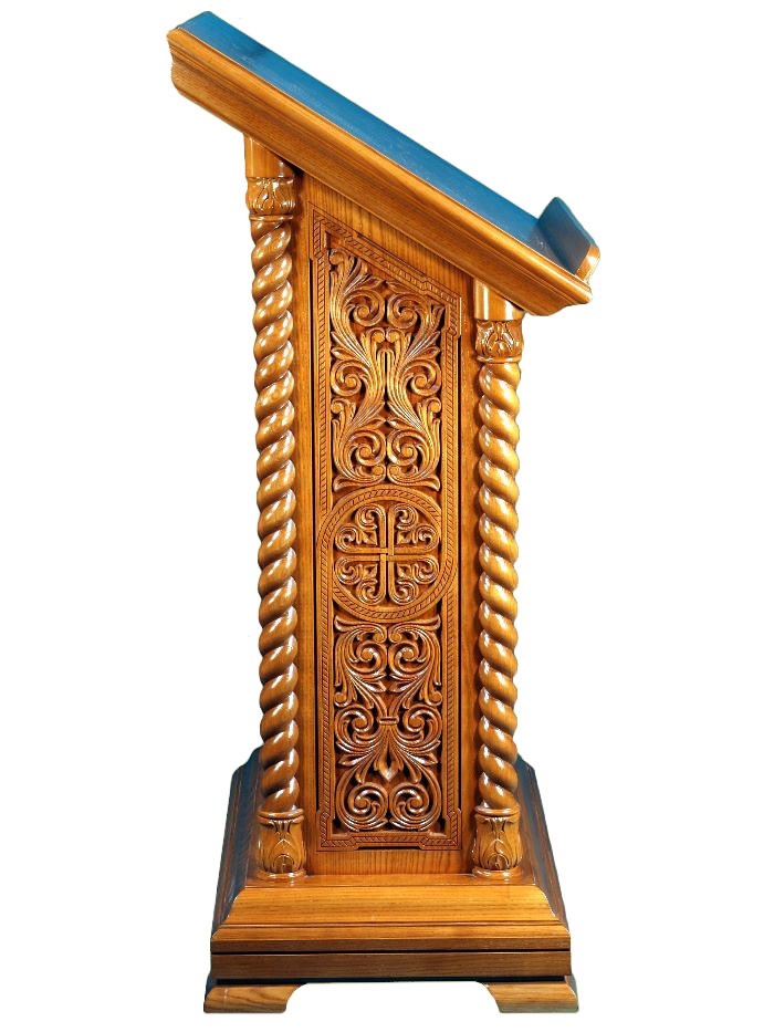 Church lecterns Lavra2 carved lectern Istok Church Supplies