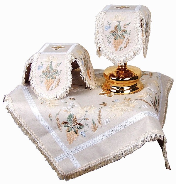 Chalice covers (veils) Chrysanthemum Istok Church Supplies