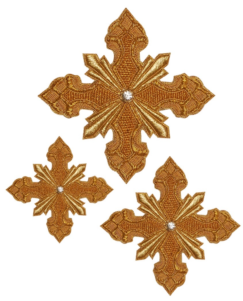 Handembroidered crosses  d154  istok church supplies corp