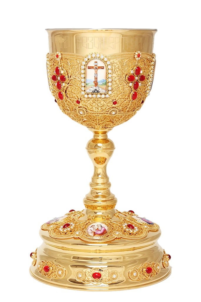 Jewelry communion chalice (cup) 80 (3.0 L) Istok Church Supplies Corp.