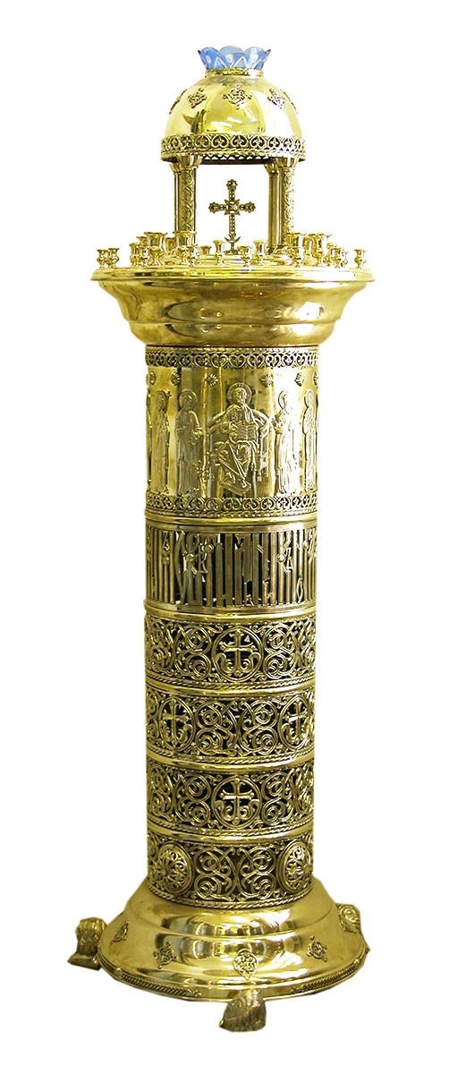 Floor church candlestand 708 (16 candles) Istok Church Supplies Corp.