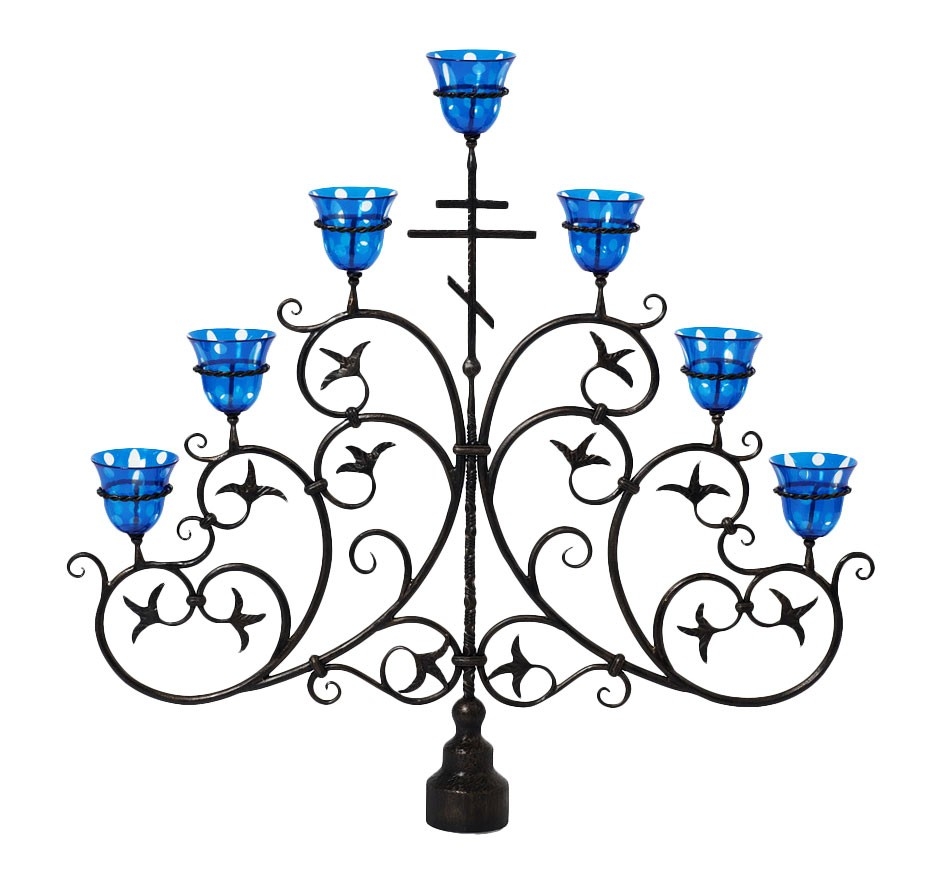 Seven Branch Candle Stands and Altar Candelabra of Church