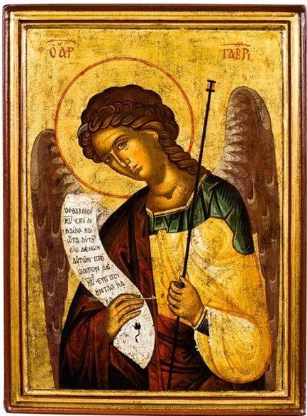 Icon: Holy Archangel Gabriel - O - Istok Church Supplies Corp.